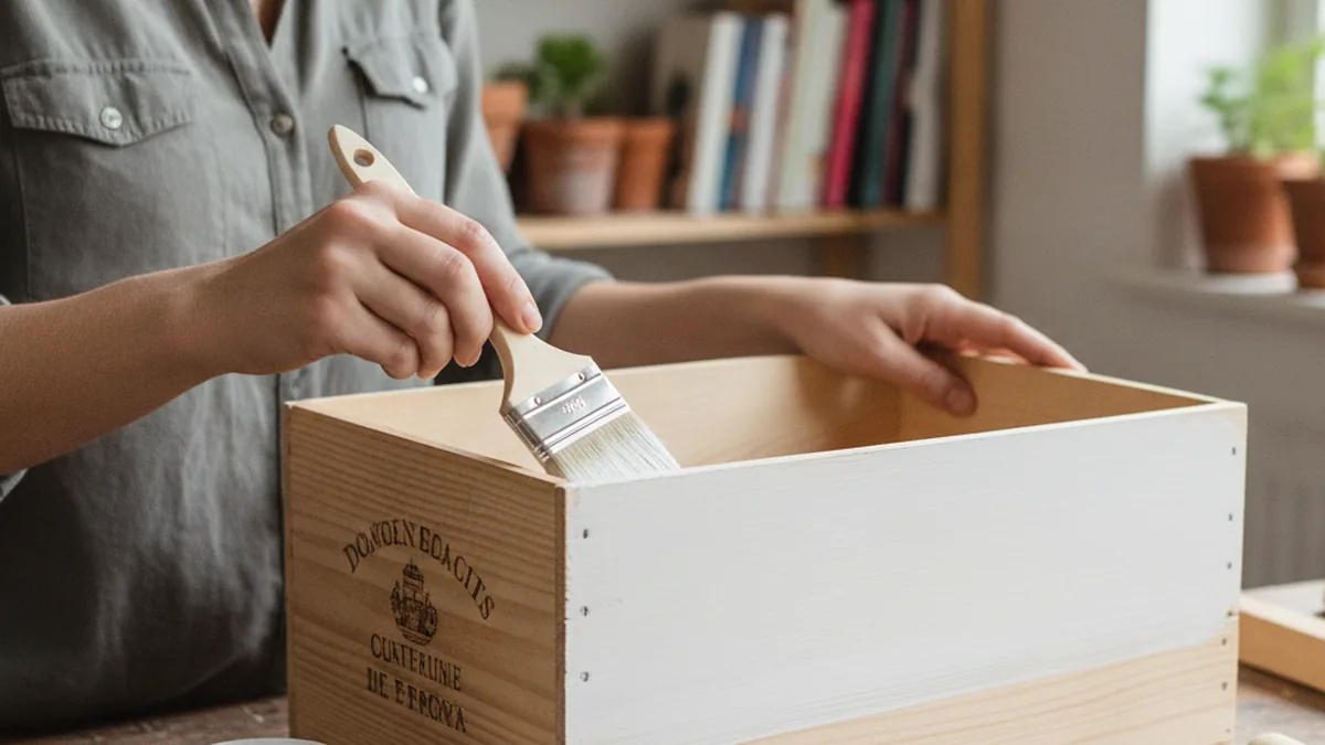 Caisse de vins en bois vide : des idées simples pour décorer, ranger et offrir