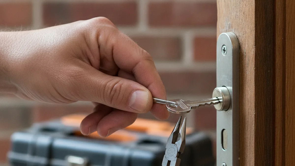 Comment enlever une clé cassée dans la serrure sans perdre son calme