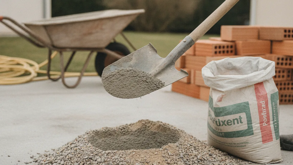 Dosage du béton à la pelle : conseils concrets pour réussir son mélange maison