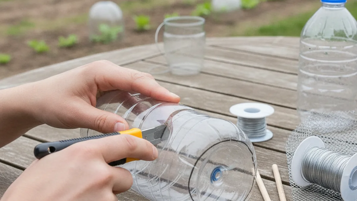 Fabriquer facilement des cloches de jardin : protèges tes plants sans te ruiner