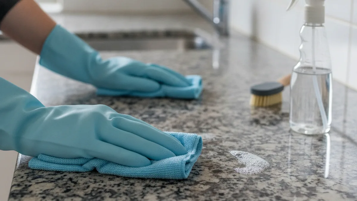 Nettoyer son plan de travail en granit sans prise de tête