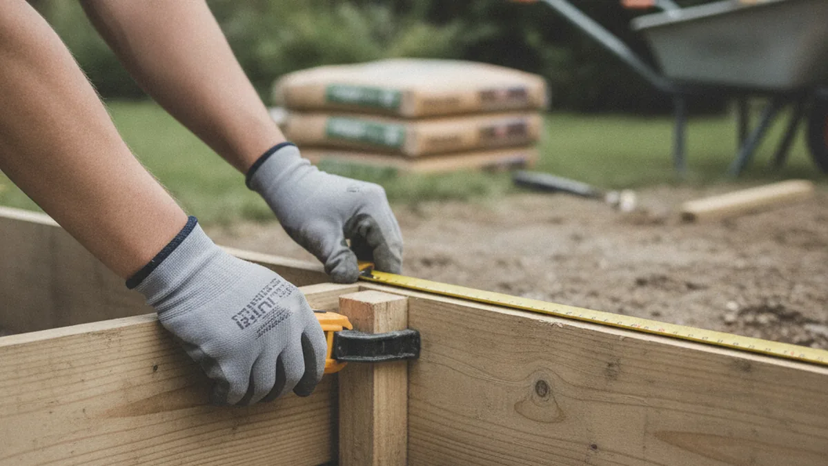 Réaliser un coffrage béton pour terrasse : mode d’emploi simple et malin