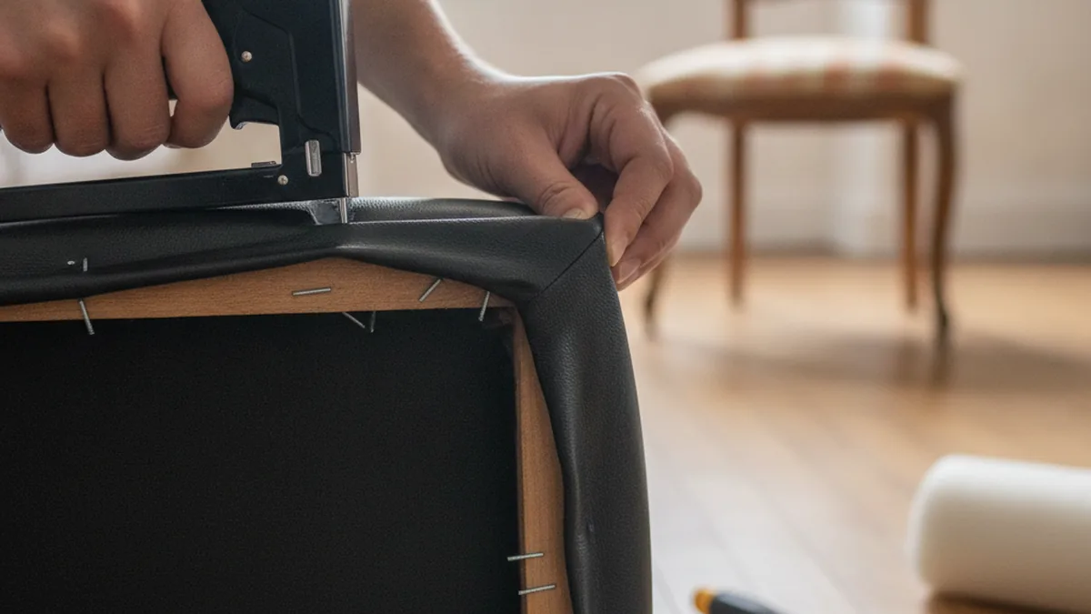 Refaire l’assise d’une chaise en simili cuir : guide simple et étapes concrètes